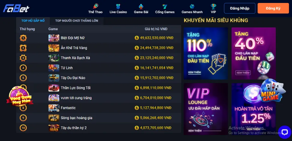 Bắt đầu trải nghiệm giải trí tại 7clubs